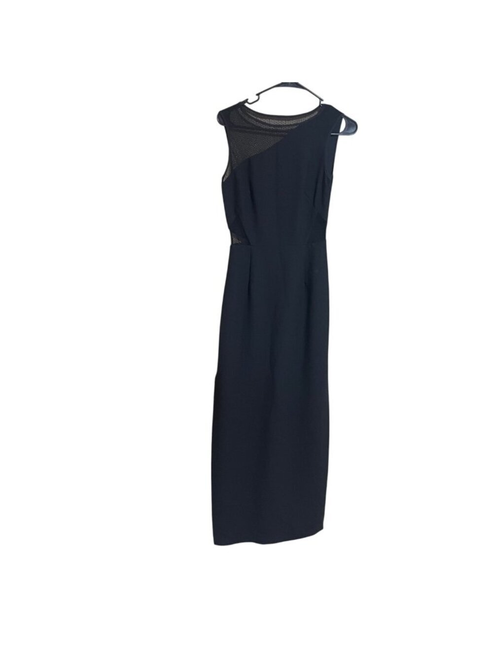 Reiss clara mesh cutout maxi dress